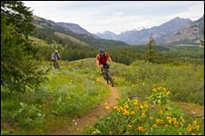 sun mountain trials bike trails in winthrop wa