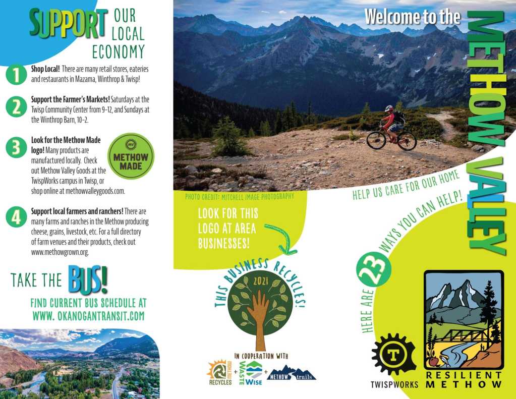 eco tourism brochure environmental protection responsible tourist eco travel environmentally friendly Methow Valley